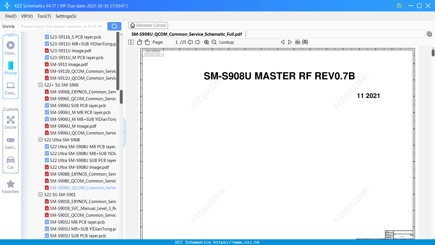 Samsung SM-S908U_QCOM_Common_Service_Schematic_Full